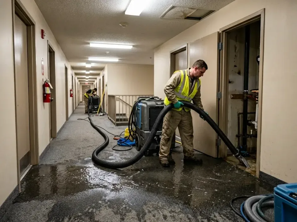 multi-unit-apartment-hallway-f-005 — frequently asked questions, Emergency Burst Pipe Water Extraction & Removal in Port Orc…